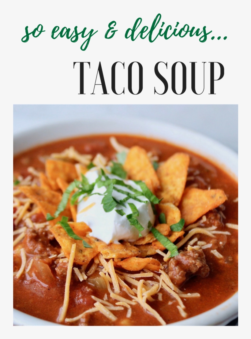 This Delicious Taco Soup Is Made With Ground Beef, - Das Leben Ist, Liebling Stark Rechteckiger Aufkleber, transparent png