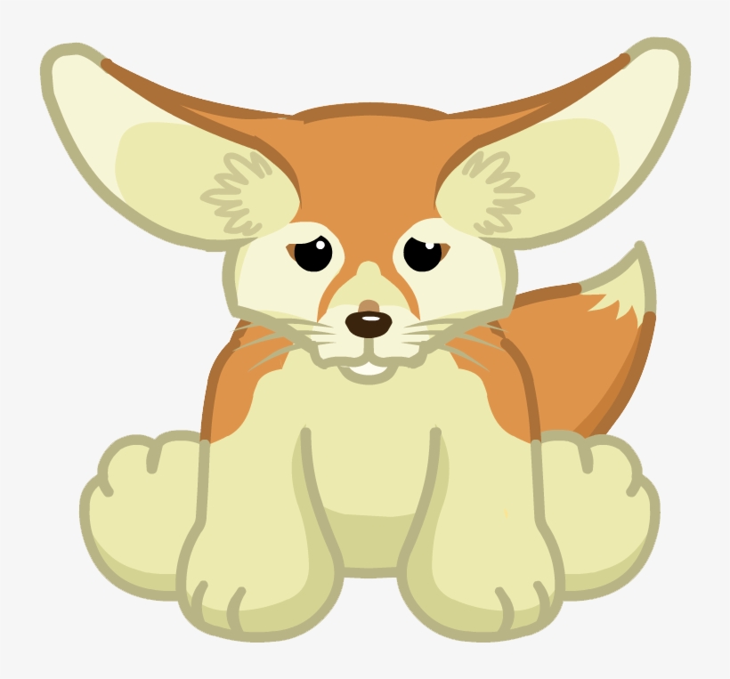 Fennec Fox Transparent Background - Dog Cartoon Clear Background, transparent png