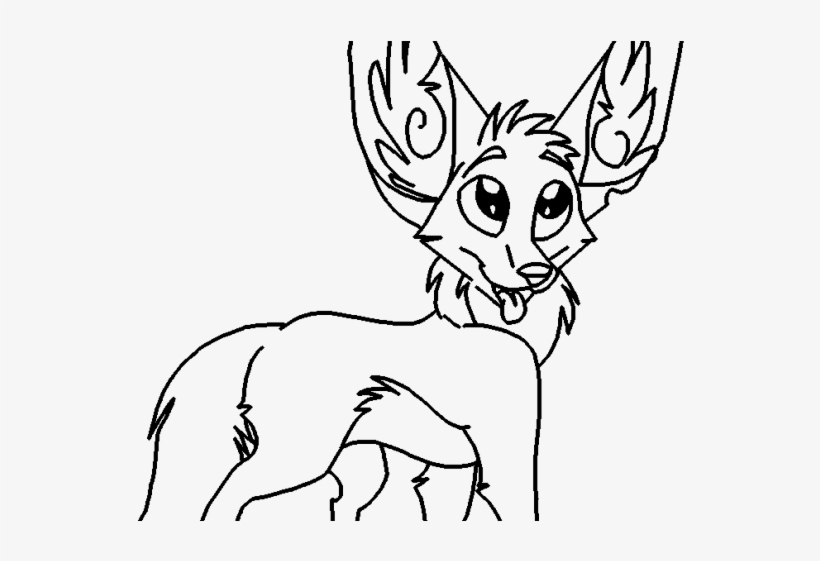 Original - Fennec Fox, transparent png