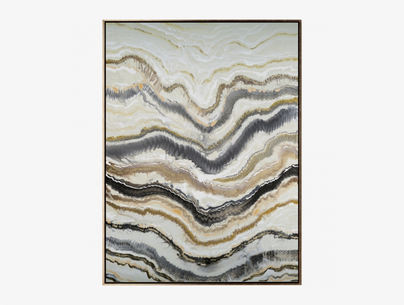 Agate Wall Décor - 'agate' Painting Print On Canvas, transparent png