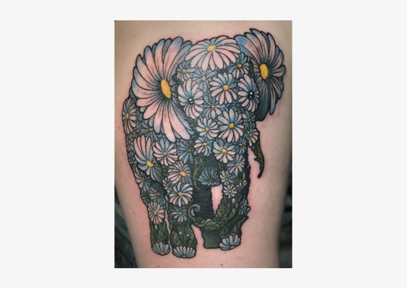 Rebeka Maine Tattoo Artist Elephant Daisy, transparent png