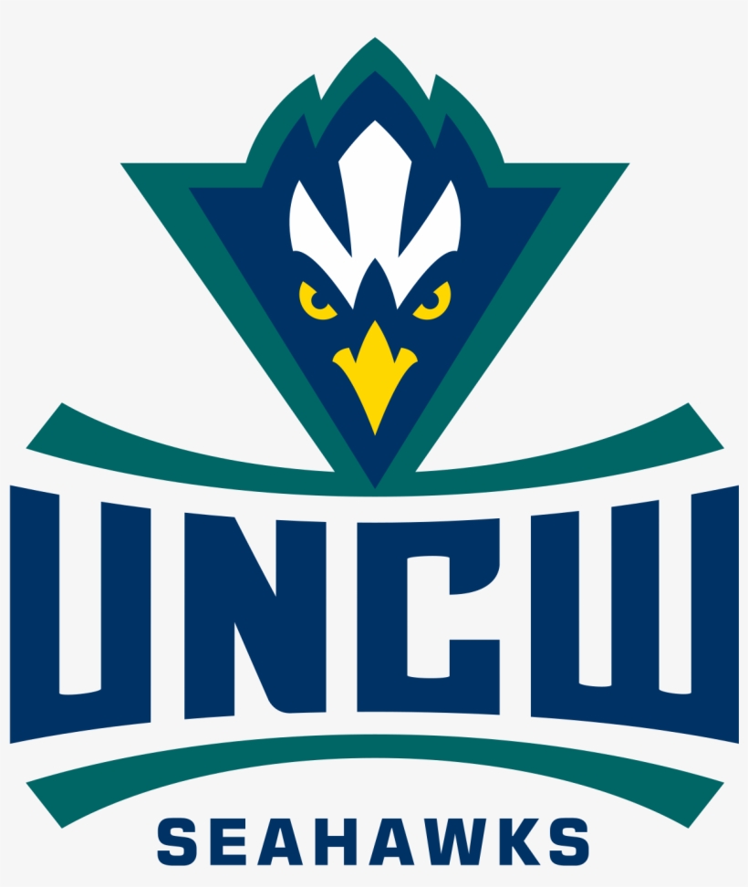 Clip Art Black And White Stock Unc Wilmington Wikipedia - Uncw Seahawks Logo, transparent png