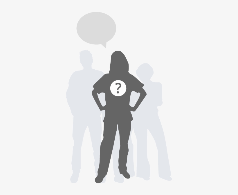 Target Audience Of A Female Nurse Silhouette - Silhouette, transparent png