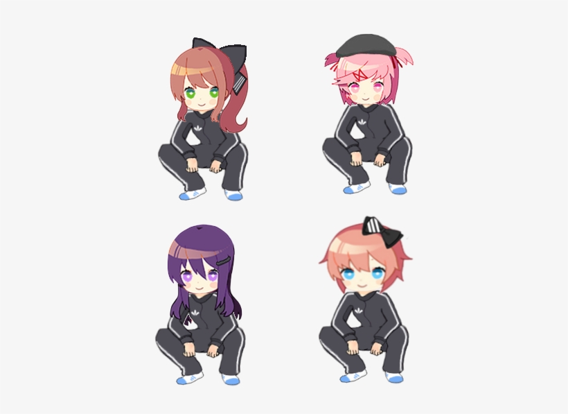 Edited Mediasome Slavic Chibis For Slavic - Doki Doki Literature Club!, transparent png