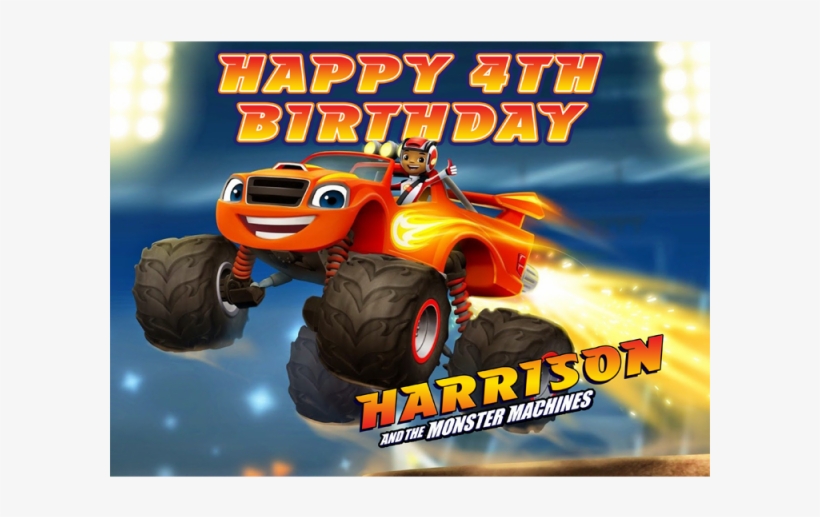 Blaze And The Monster Machines - Blaze And The Monster Machines Edible, transparent png