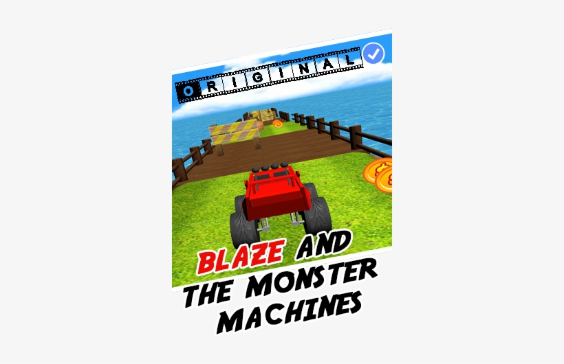 Blaze Monster Machine Free 3d Car Caring Rush - Кин Дза Дза Дза, transparent png