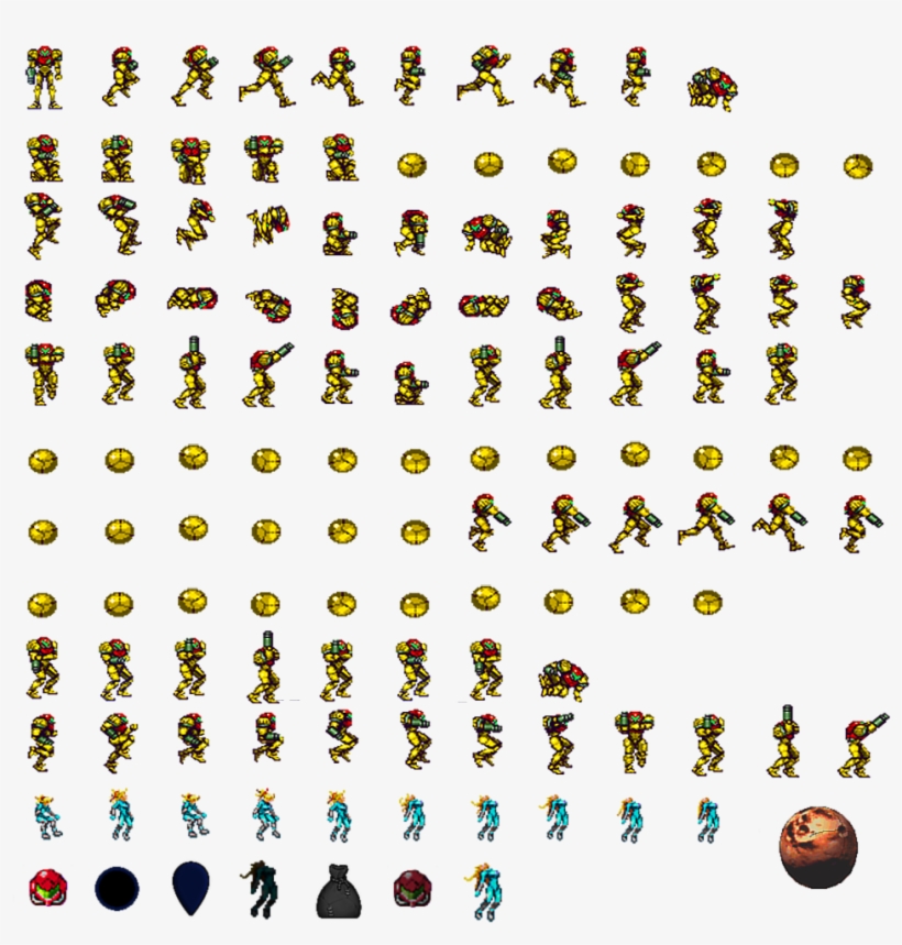 Here Are 3 Versions Of Samus- Normal Suit, Varia Suit - Elijah Worksheets, transparent png