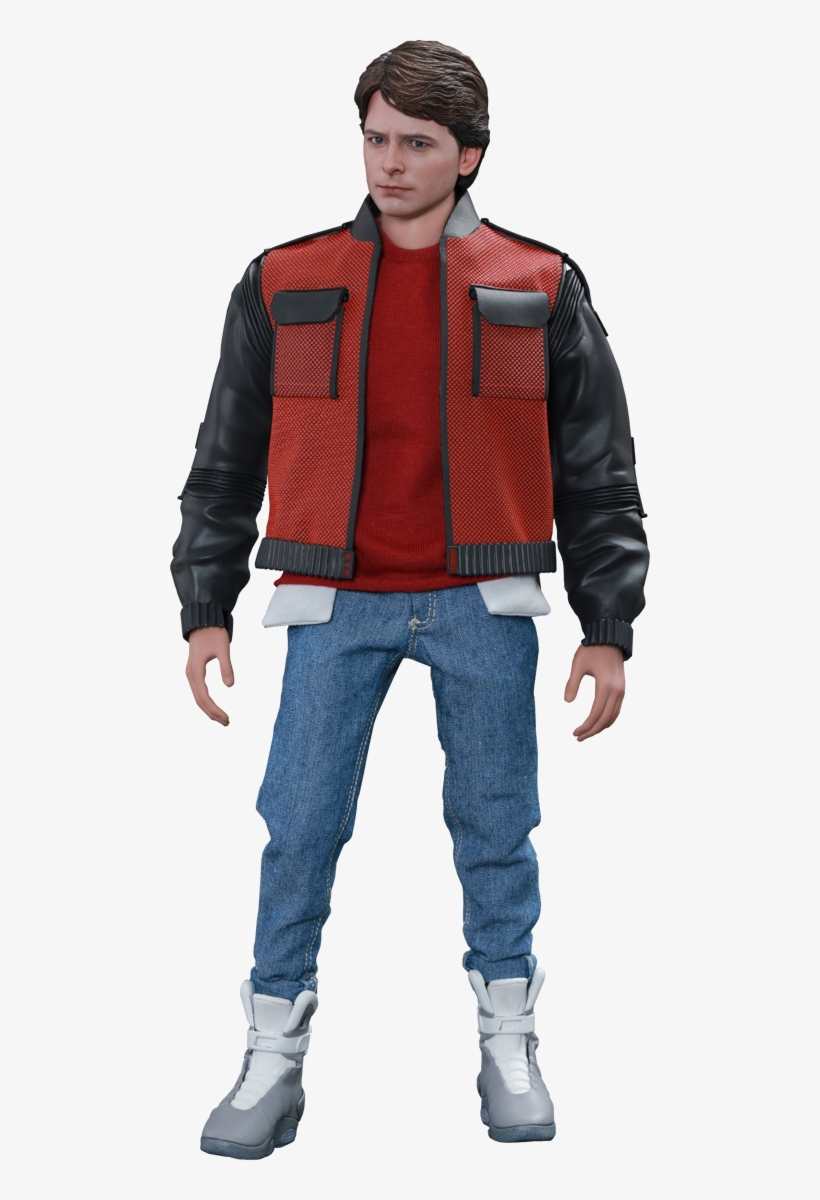 Marty Mcfly Back To The Future Ii Hot Toys - Back To The Future 2 Marty Mcfly Action Figure, transparent png