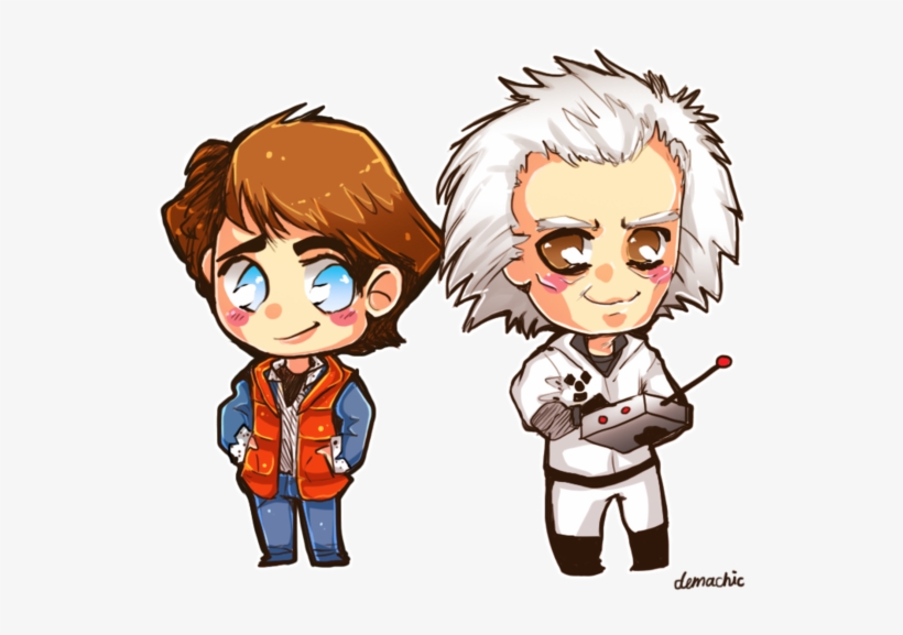 Back To The Future - Back To The Future Chibi, transparent png
