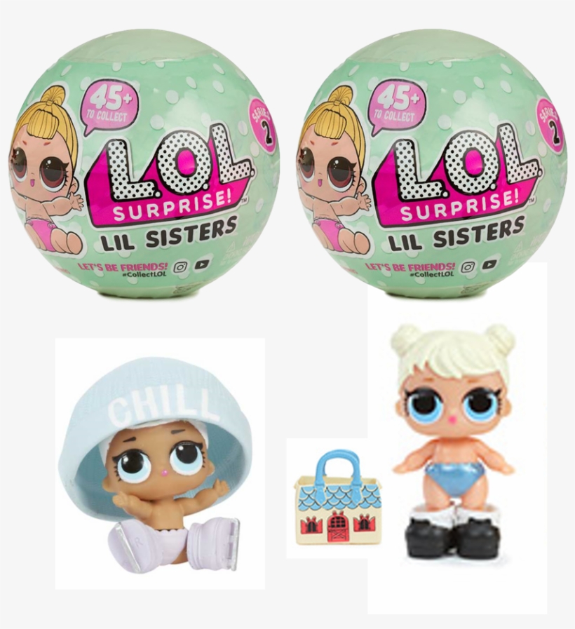 Lol Surprise Lil Sisters Series 2, transparent png
