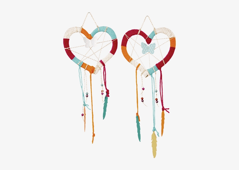 Crafting Dream Catcher Hearts - Illustration, transparent png