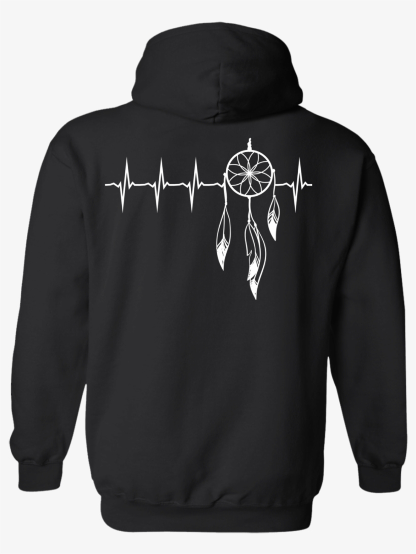 Native Inspired Heart Beating Dream Catcher Hoodies - Nature Is My Religion And The Earth, transparent png