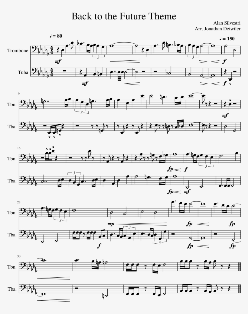 Back To The Future Theme Sheet Music Composed By Alan Something Just Like This Piano Sheet Music 850x1100 Png Download Pngkit