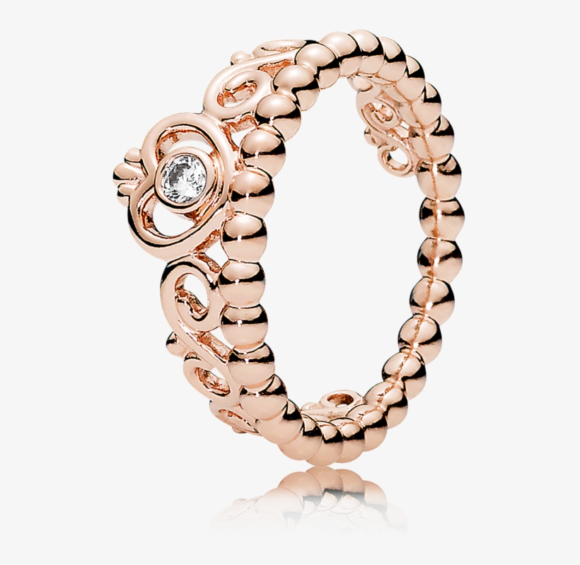 My Princess Tiara, Pandora Rose™ & Clear Cz - Rose Gold Princess Ring, transparent png
