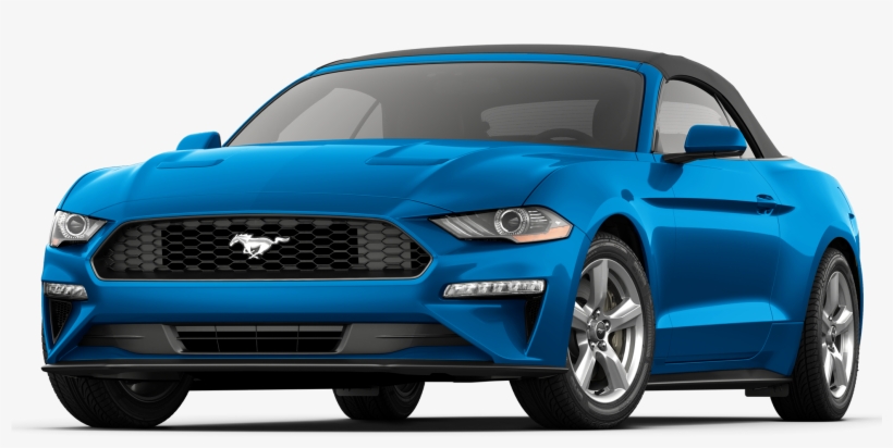 Current 2019 Ford Mustang Convertible Special Offers - Blue Mustang Convertible 2018, transparent png