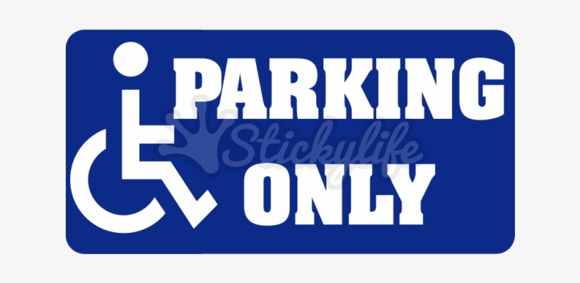 Handicap Parking Only Aluminum Sign - Nfl New England Patriots Plastic Parking Signs, transparent png