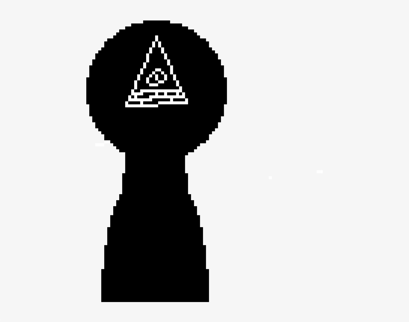 The Eye In The Keyhole - Illustration, transparent png