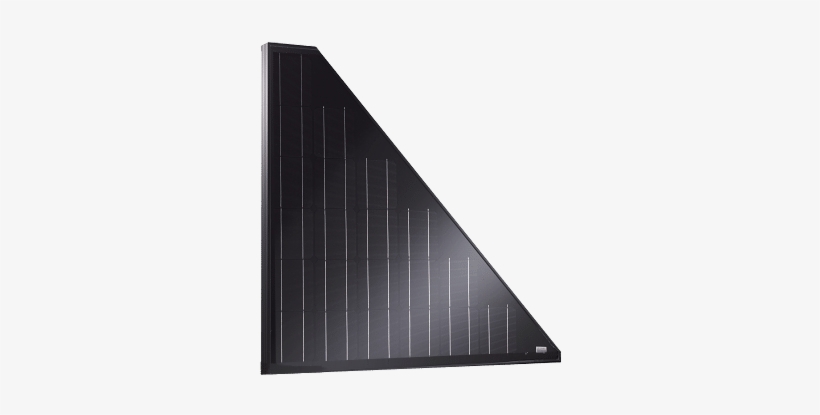Trienergia Tri110bc-bb 110w Mono All Black Triangle - Triangle Solar Module, transparent png