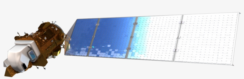 Ldcm Satellite From The Solar Panel Side - Satellite Solar Panels Png, transparent png
