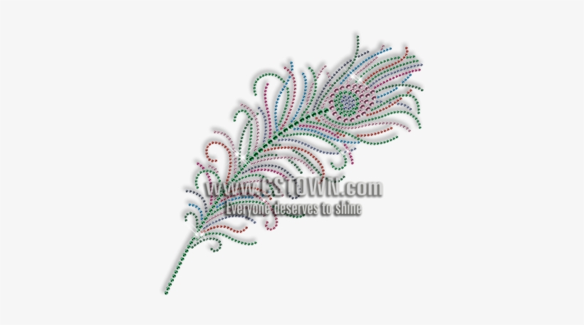 Best Custom Sparkling Rhinestone Beautiful Peacock - Rhinestone, transparent png