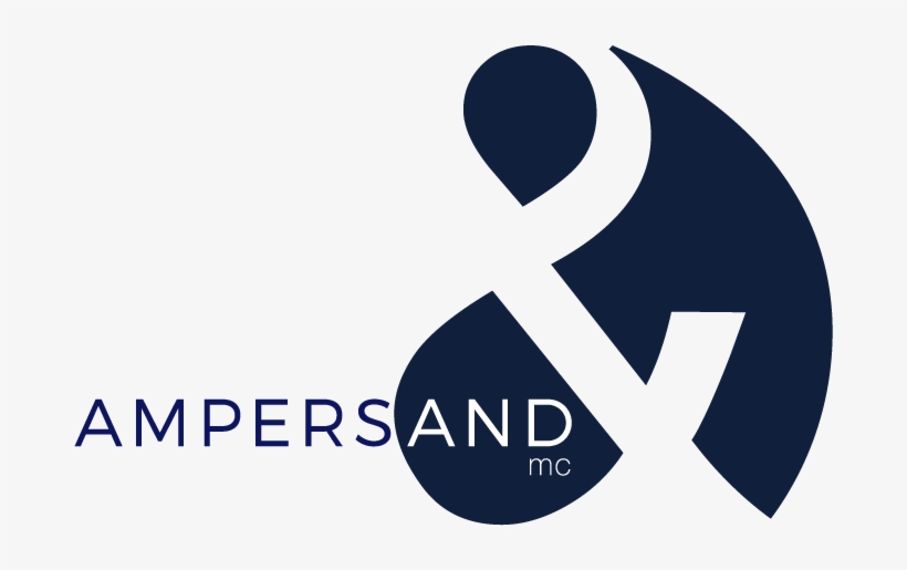 Ampersand Logo Navy Web Png - Logo, transparent png