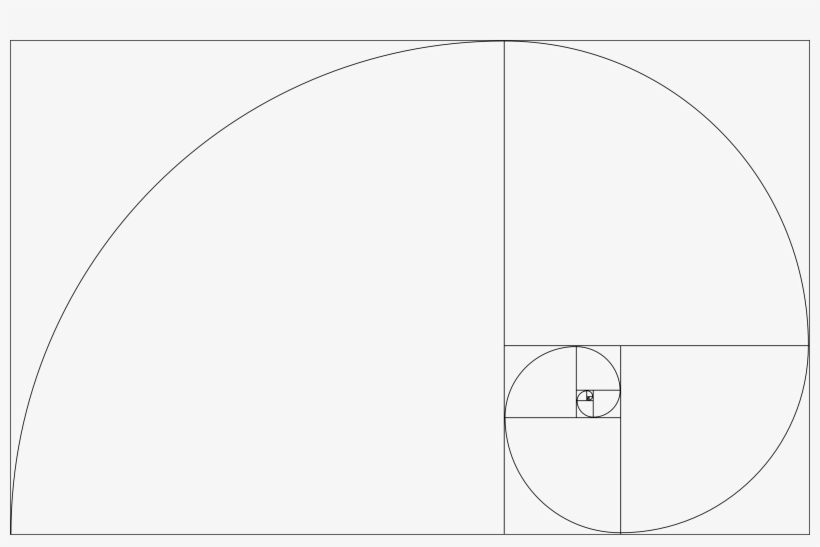 Fibonacci Spiral - 3004x1860 PNG Download - PNGkit