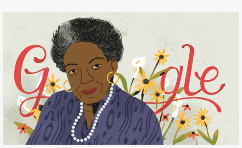 Google Celebrates Dr - Maya Angelou Google Doodle, transparent png
