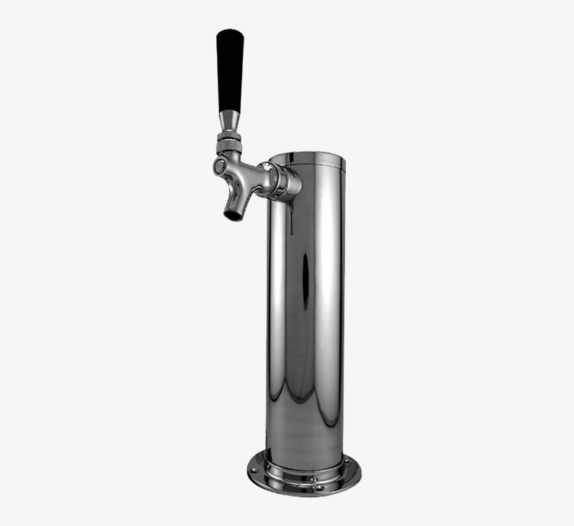 Draft Beer Tower - Stainless Steel - 3" Column - 1, transparent png