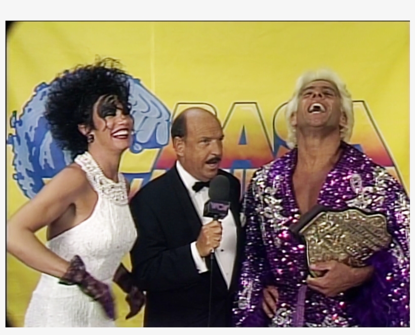 Things Were All Smiles For Flair Before Hogan Showed - Bash At The Beach 1994 Hogan Vs Flair, transparent png