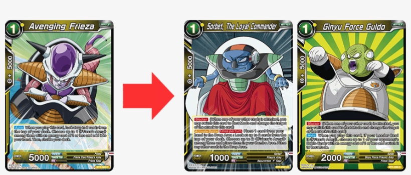 [bt1 089 Avenging Frieza][bt1 092 Sorbet, The Loyal - Dbs Tcg Frieza Army, transparent png