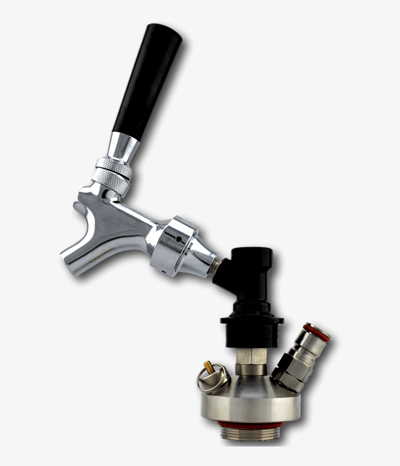 Double Ball Lock Keg And Growler Spear - Beer, transparent png