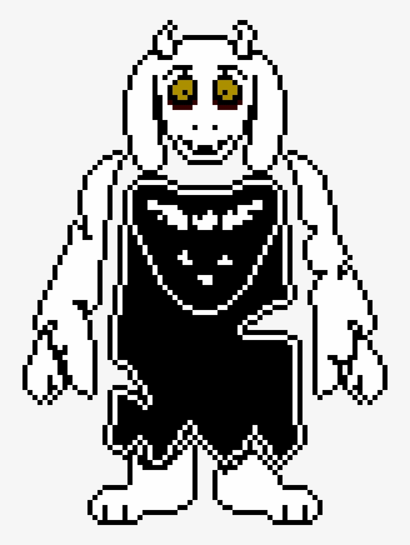 Toriel Sprite Png Clipart Black And White - Photography, transparent png