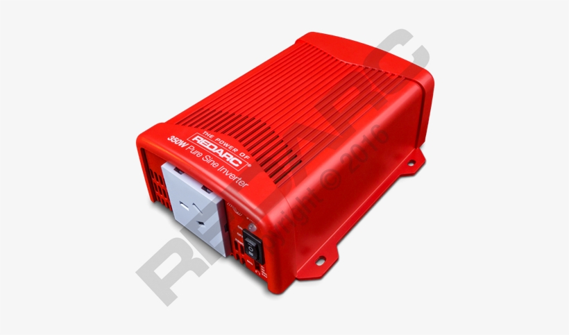 350w 12v Pure Sine Wave Inverter - Redarc 350w Pure Sine Wave Inverter, transparent png