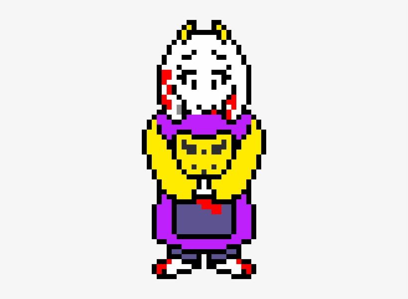 File History - Underfell Toriel Pixel Art, transparent png