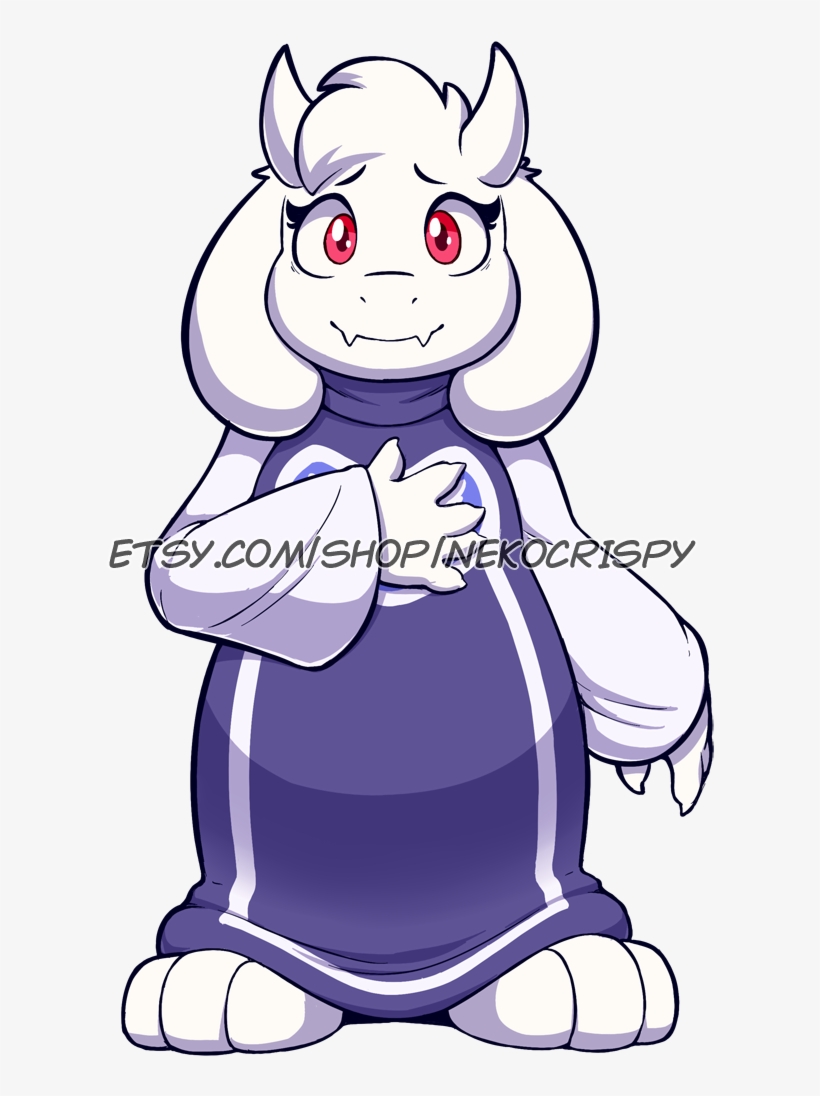 Toriel Acrylic Standee/sticker Design - Design, transparent png