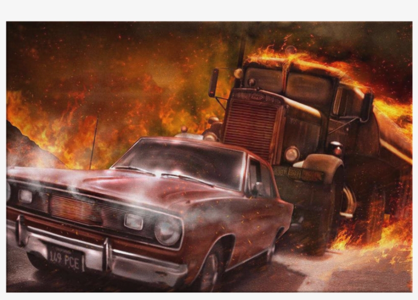 Duel Canvas Wrap - Duel Spielberg, transparent png