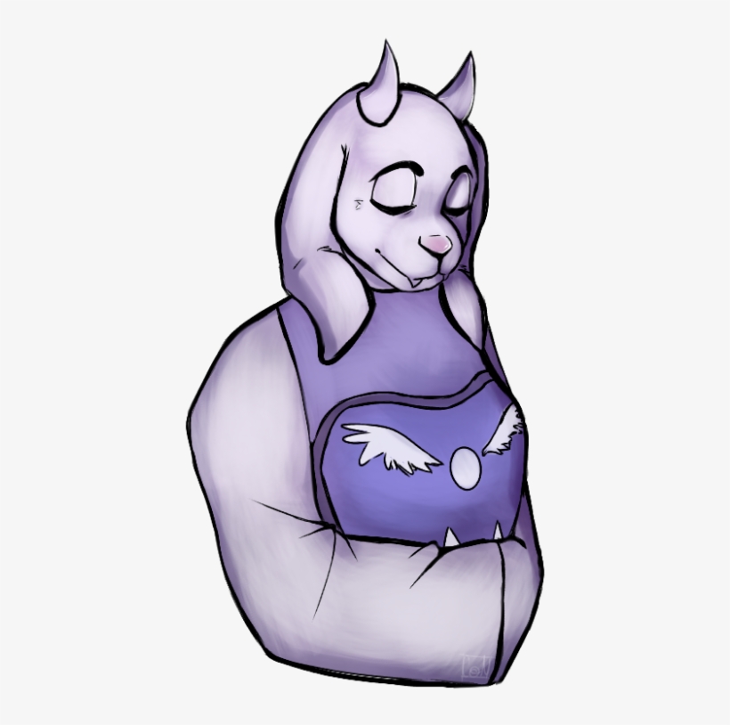 “toriel Again I Kind Of Experimented With The Coloring - Cartoon, transparent png