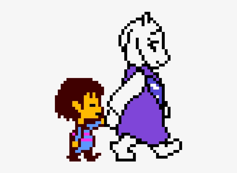 Toriel And Frisk - Undertale Toriel And Frisk, transparent png