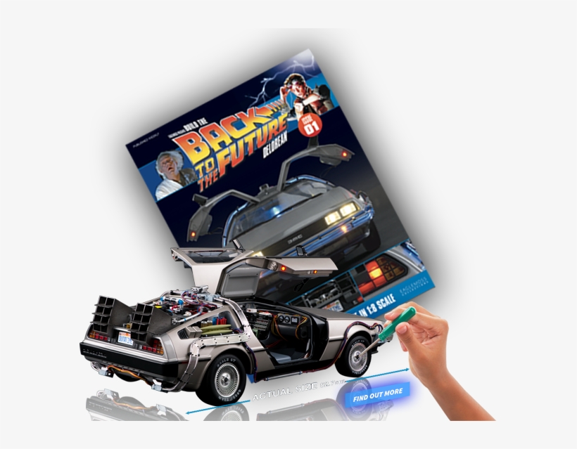 On The Delorean Time Machine - Back To The Future, transparent png