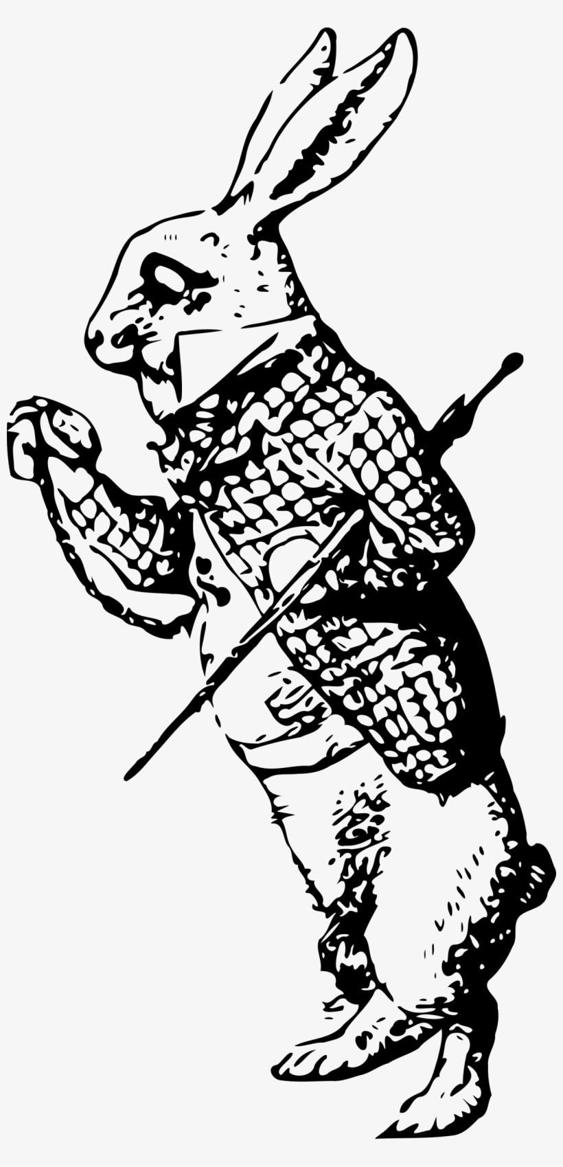 Download Svg Freeuse Library White Rabbit Alice In Wonderland ...