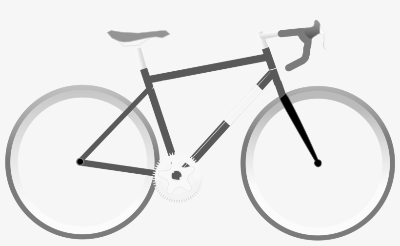 Bike Clipart Teal - Cartoon Bike Transparent Background, transparent png