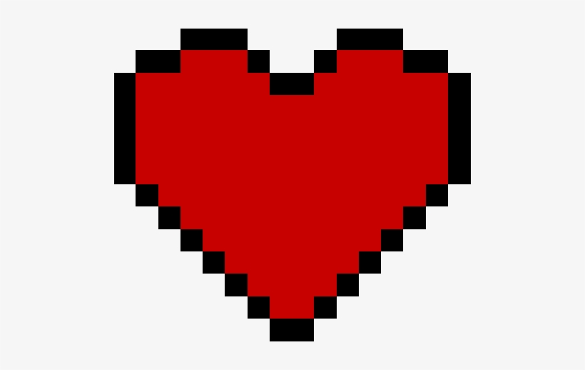 8 Bit Heart 500x438 PNG Download PNGkit