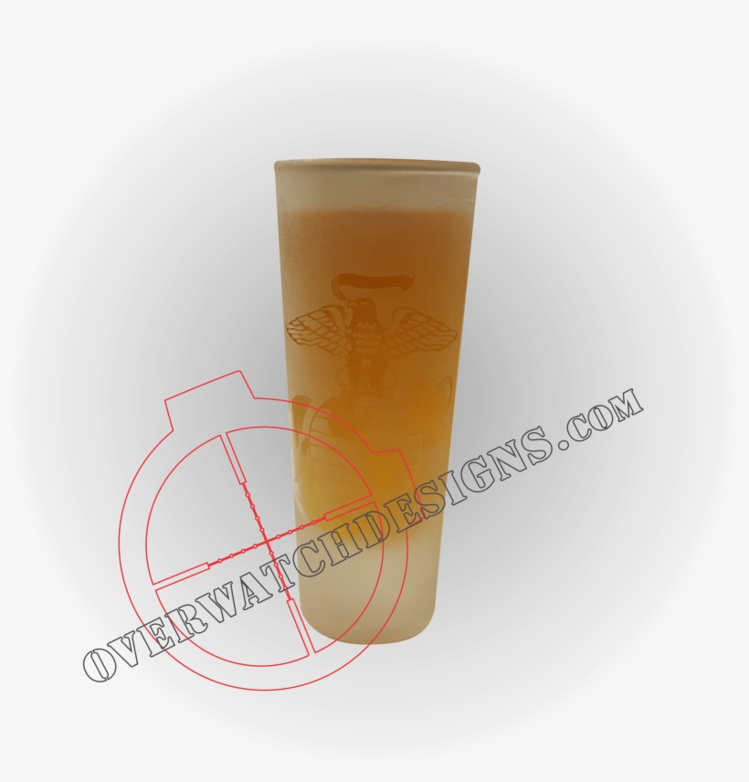 Eagle Globe And Anchor Shot Glass - Pint Glass, transparent png