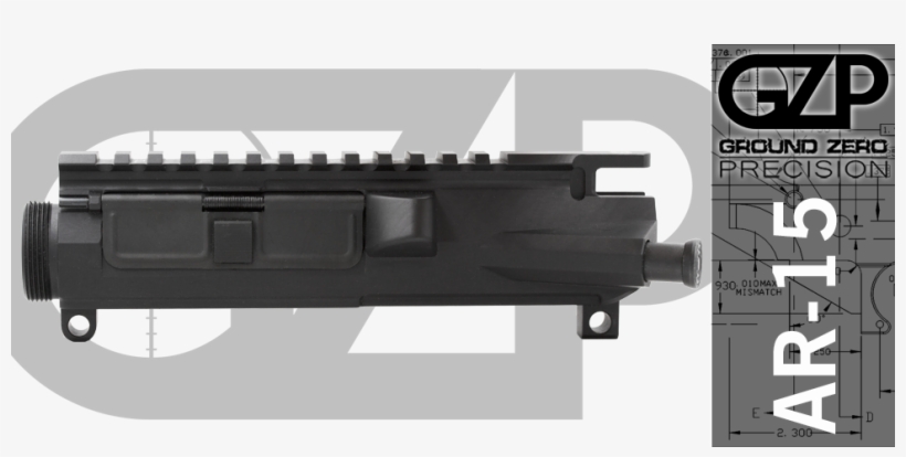 Ground Zero Precision Billet Assembled Left Handed - Left Eject Upper Receiver, transparent png