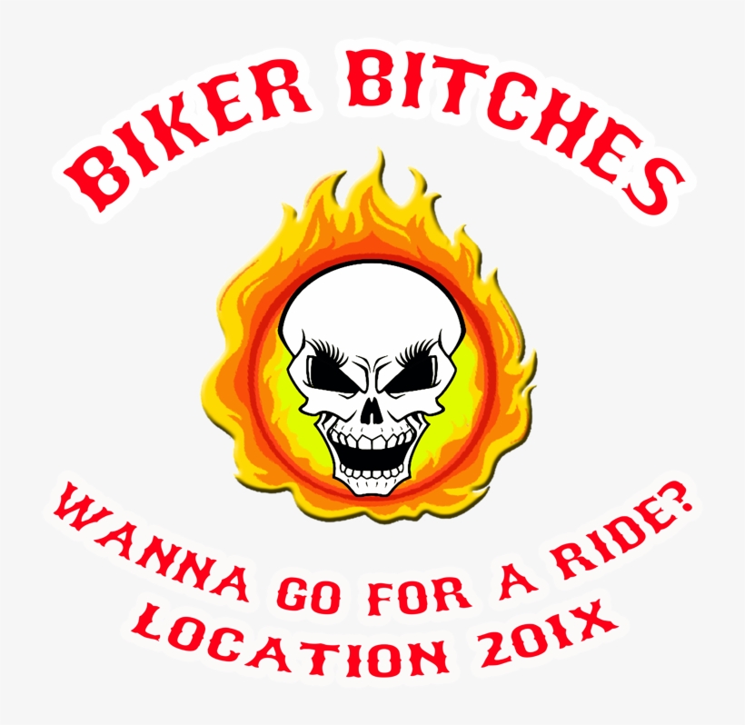 Biker Bitches Hen Party - T-shirt, transparent png