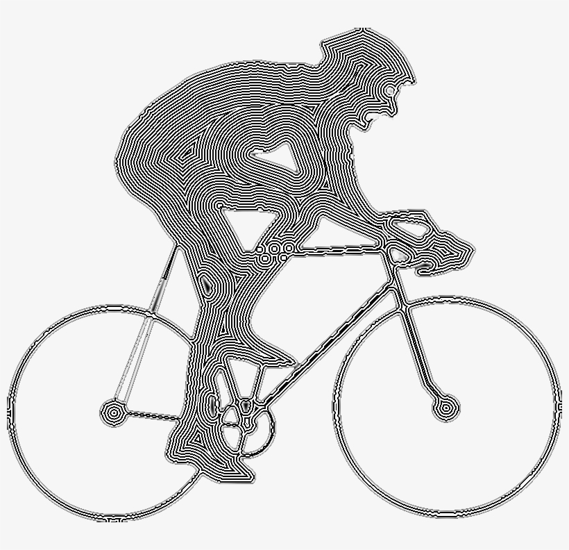Oh Now I Don't Remember If Gimp Bw Brushes Should Have - Bicycle Evolution Rectangle Car Magnet, transparent png