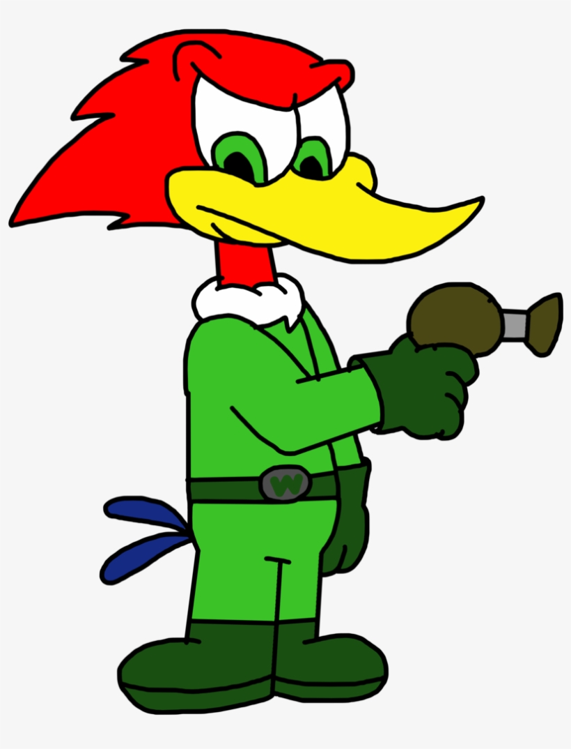 Woody Woodpecker As Space Hero By - Woody Woodpecker, transparent png
