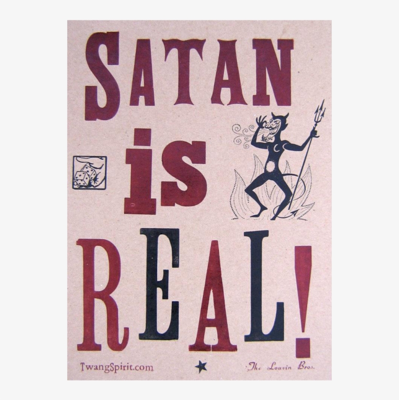 Satan Is Real Poster - Poster, transparent png