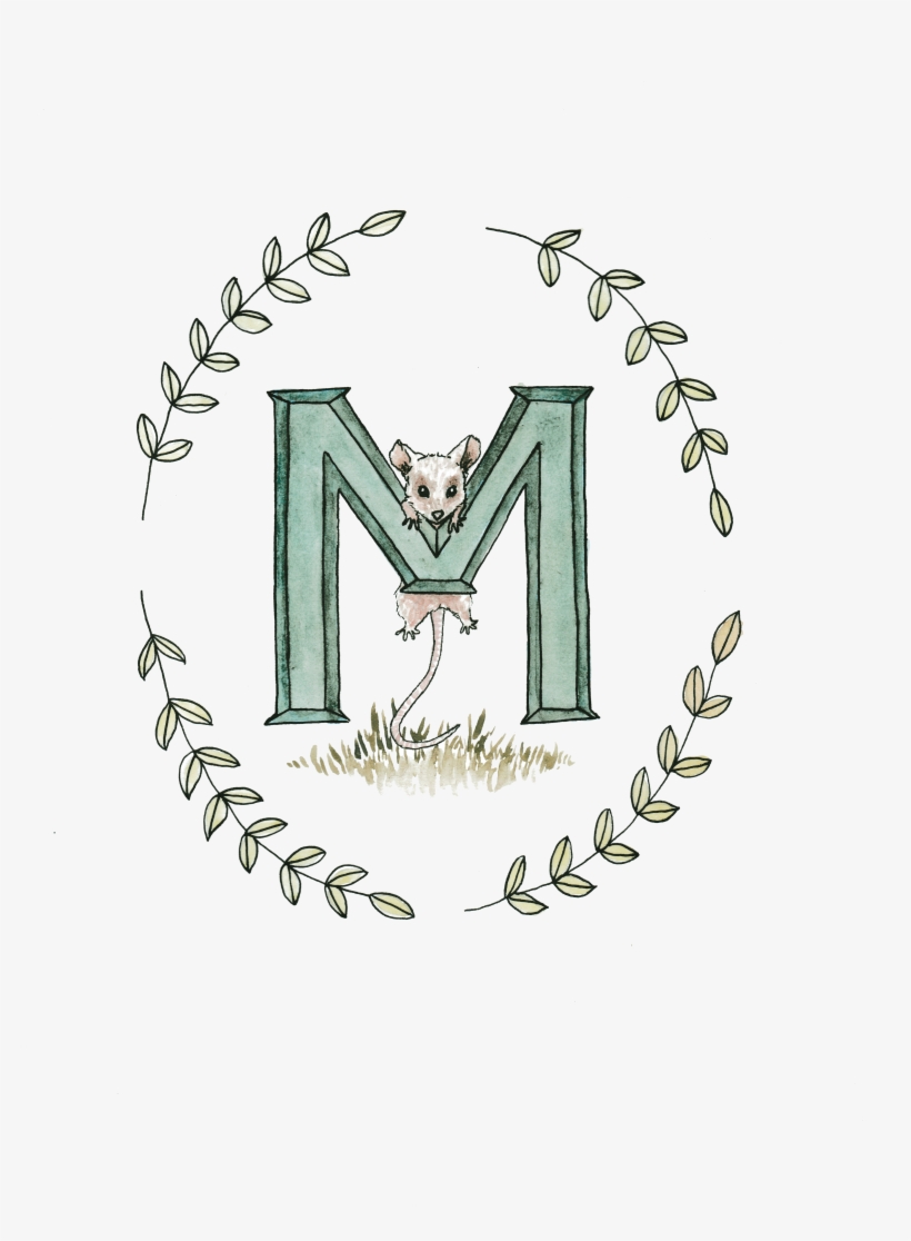 Alphabet Art Print Hand Painted Watercolour Design - Watercolor Painting, transparent png