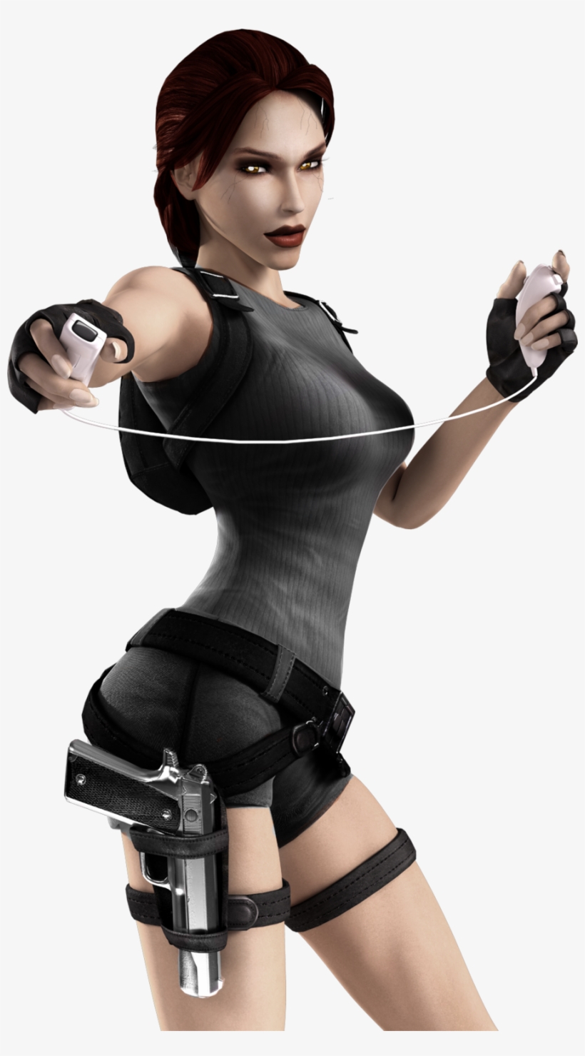 Lara Croft Tomb Raider Anniversary [wii Game], transparent png